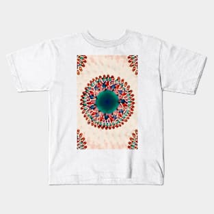 Earthy Starburst Mandala Kids T-Shirt